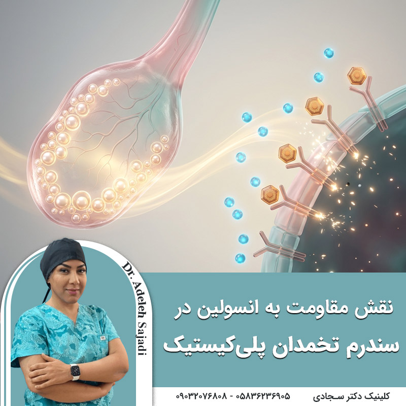  نقش مقاومت به انسولین در سندرم تخمدان پلی کیستیک