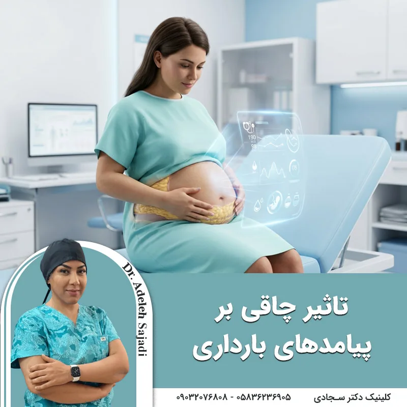 تاثیر چاقی بر پیامدهای بارداری