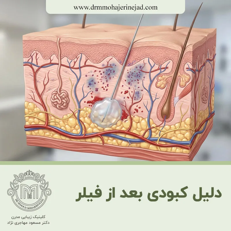 دلیل کبودی بعد از فیلر چیست؟