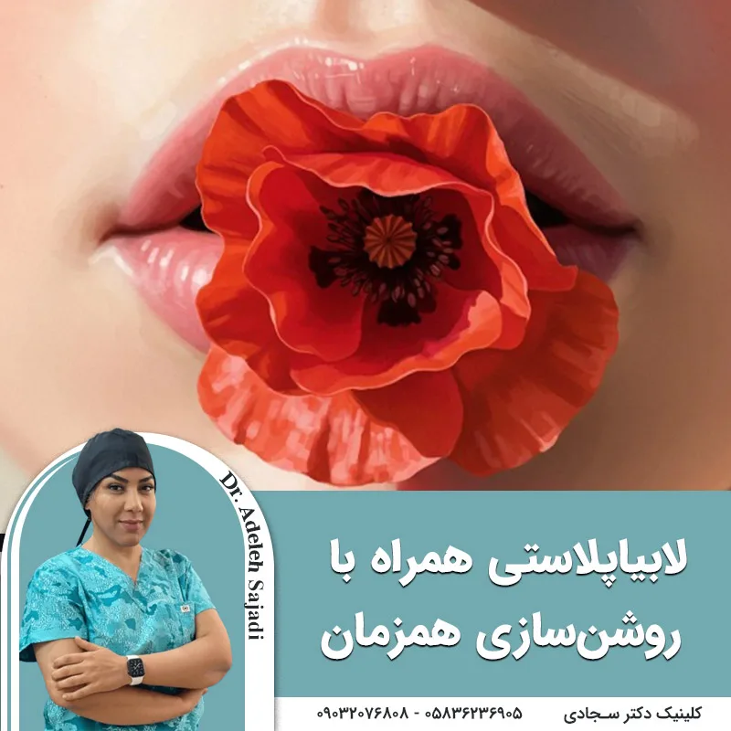 لابیاپلاستی همراه با روشن‌سازی همزمان واژن