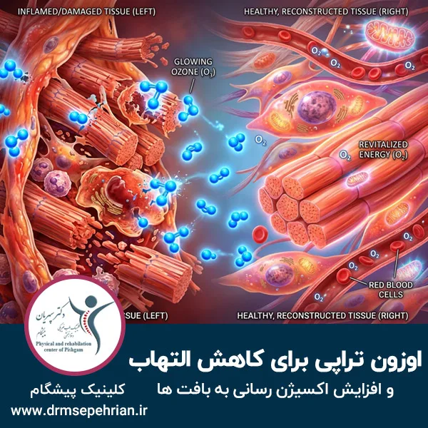  اوزون تراپی برای کاهش التهاب و افزایش اکسیژن رسانی به بافت ها
